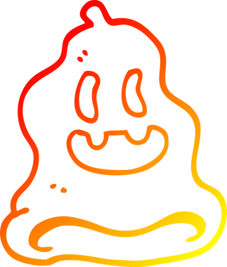 Bir insan tarafından çizilmiş ürkütücü bir karikatür çizimi.