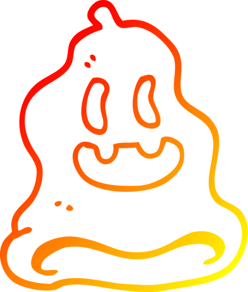 Bir insan tarafından çizilmiş ürkütücü bir karikatür çizimi.