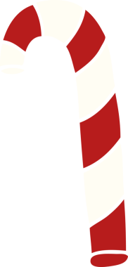 Çizgili çizgi çizgili şeker kamışı bir insan tarafından çizilmiş.