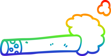 gökkuşağı gradyan çizgisi bir insan tarafından çizilmiş bir çizgi sigara