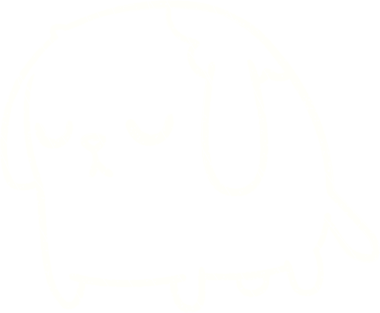 Bir insan tarafından çizilen Üzgün Köpek Tebeşiri