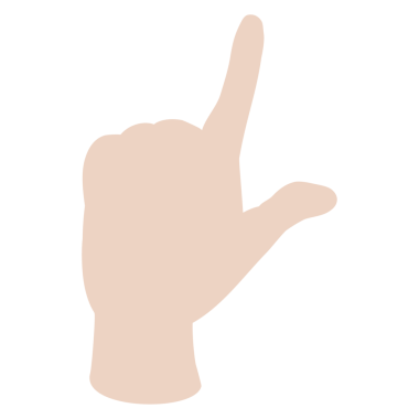 Bir insan tarafından çizilmiş bir el.