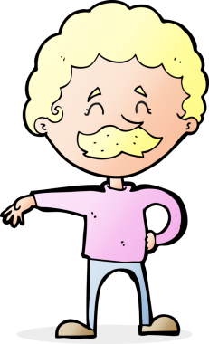 Karikatürist bir insan tarafından çizilmiş kamp hareketi yapıyor.