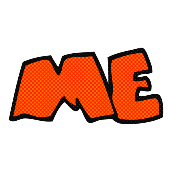 Bir insan tarafından çizilmiş serbest çizim ME sembolü