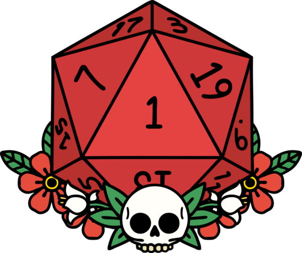 Retro Dövme Tarzı Doğal Zarlar Bir insan tarafından çizilmiş çiçek elementleri ile yuvarlanır