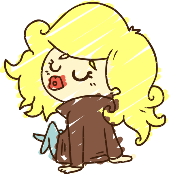 Bir insan tarafından çizilen Modaya uygun Kadın Tebeşiri