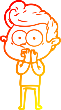 İnsan tarafından çizilmiş bir çizgi film karakteri.