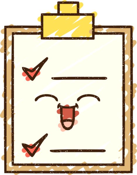 Bir insan tarafından çizilen Klip Tahtası Tebeşiri