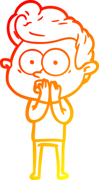 İnsan tarafından çizilmiş bir çizgi film karakteri.