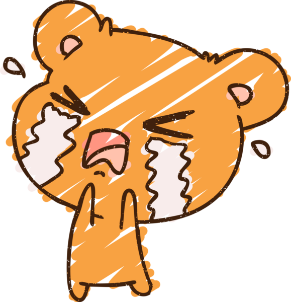 Ağlayan Ayı Tebeşiri Bir insan tarafından çizilmiş