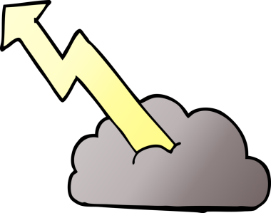 bir insan tarafından çizilmiş yükselen ok karalaması