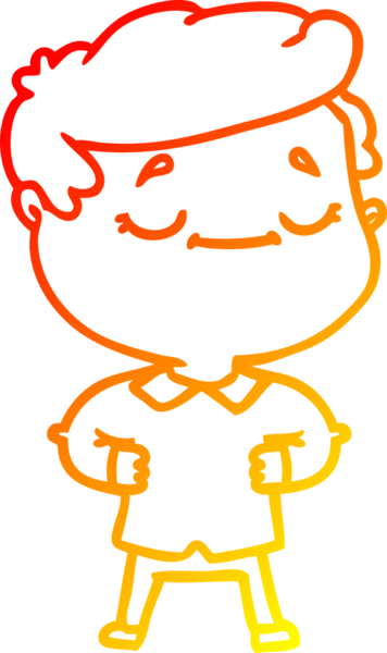 Bir insan tarafından çizilmiş gururlu bir çizgi film karakteri.