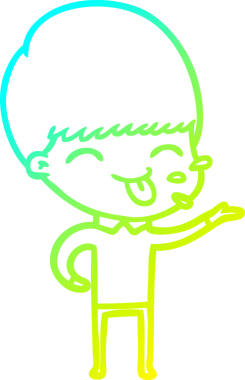 Bir insan tarafından çizilmiş kaba bir adamın soğuk çizgi çizimi.