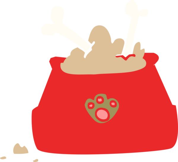 bir insan tarafından çizilmiş karalama evcil hayvan kasesi