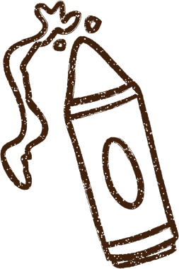 Bir insan tarafından çizilen Boya Kalemi Kömürü