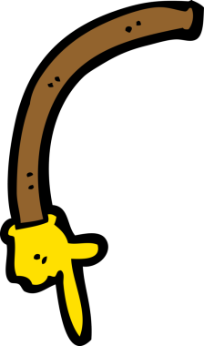 Bir insan tarafından çizilmiş bir çizgi film.