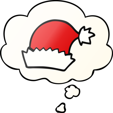 Düşünce baloncuklu çizgi film şapkası bir insan tarafından çizilmiş.