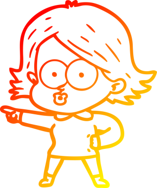 Bir insan tarafından somurtulmuş çizgi film kızı çizimi.