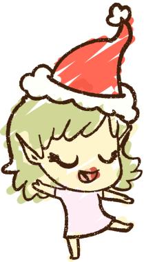 Dans eden Elf Tebeşiri Bir insan tarafından çizilmiş