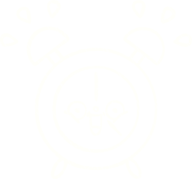 Bir insan tarafından çizilen Alarm Saati Tebeşiri