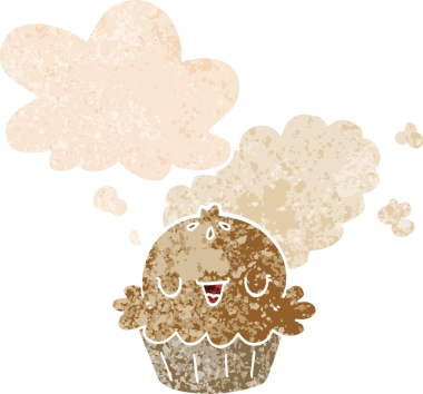 Düşünce baloncuğu ve grunge ile sevimli çizgi film turtası bir insan tarafından çizilmiş sıkıntılı retro desen tarzı