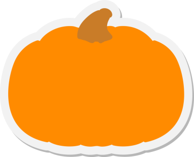 Bir insan tarafından çizilmiş ürkütücü Cadılar Bayramı balkabağı etiketi.