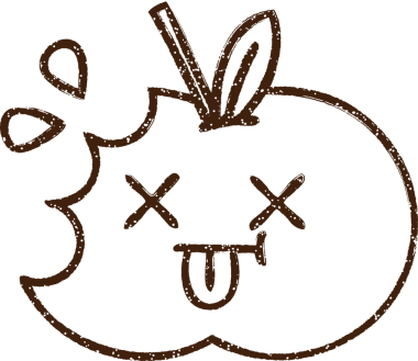 Elma Kömürü Bir insan tarafından çizilmiş