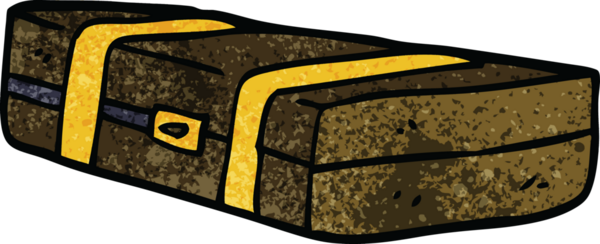 Bir insan tarafından çizilmiş karikatür kostümü kutusu.