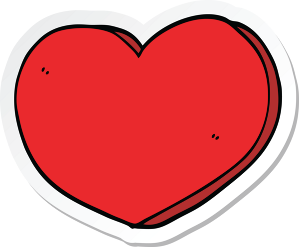 Bir insan tarafından çizilmiş bir aşk kalbinin çıkartması.