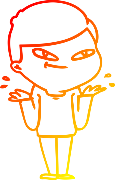 Bir insan tarafından çizilmiş çizgi film karakteri.