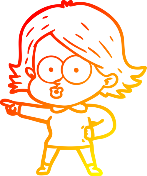 Bir insan tarafından somurtulmuş çizgi film kızı çizimi.