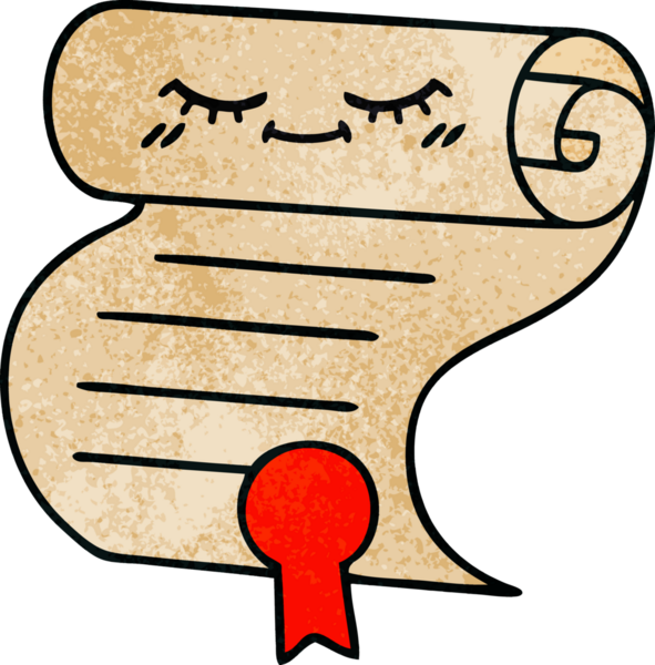 Bir insan tarafından çizilen kontratın retro grunge doku karikatürü