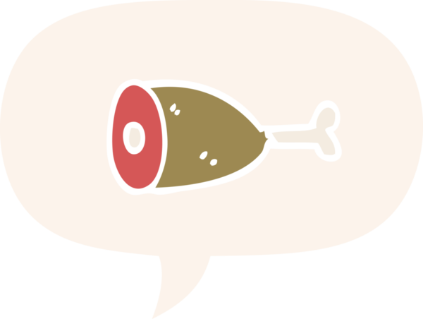 bir insan tarafından çizilmiş, konuşma baloncuklu çizgi film eti.