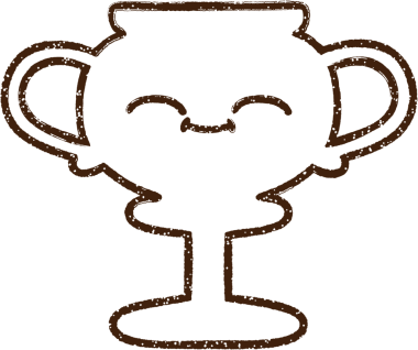 Bir insan tarafından çizilen Kupa Kömürü Çizimi