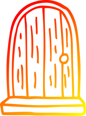 Bir insan tarafından çizilmiş eski ahşap bir çizgi.