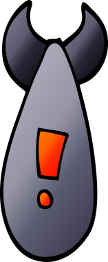 Bir insan tarafından çizilmiş atom bombası karalaması.