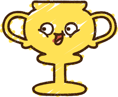 Bir insan tarafından çizilen Mutlu Kupa Tebeşiri