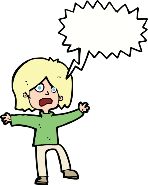 Bir insan tarafından çizilmiş konuşma balonu olan mutsuz bir insan çizgi filmi.