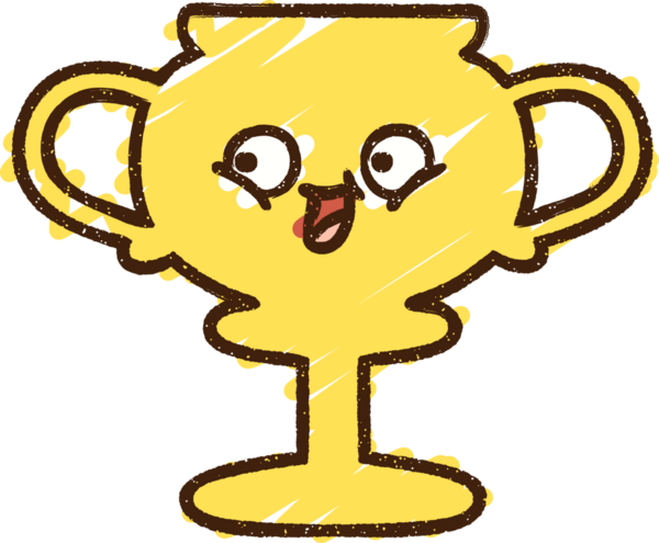 Bir insan tarafından çizilen Mutlu Kupa Tebeşiri