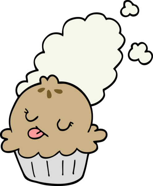 Bir insan tarafından çizilmiş şirin bir karikatür.