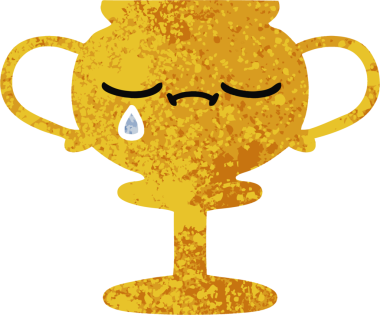 Bir insan tarafından çizilmiş bir kupanın retro illüstrasyon tarzı karikatürü