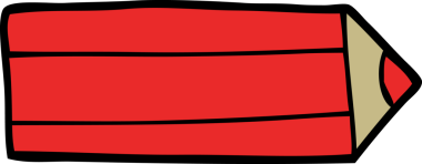 Bir insan tarafından çizilmiş karalama renkli kalem.