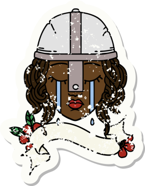 Retro Dövme Tarzı İnsan Dövüşçüsü Bir insan tarafından çizildi