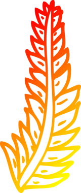 Bir insan tarafından çizilmiş bir karikatür siyah tüy çizimi.