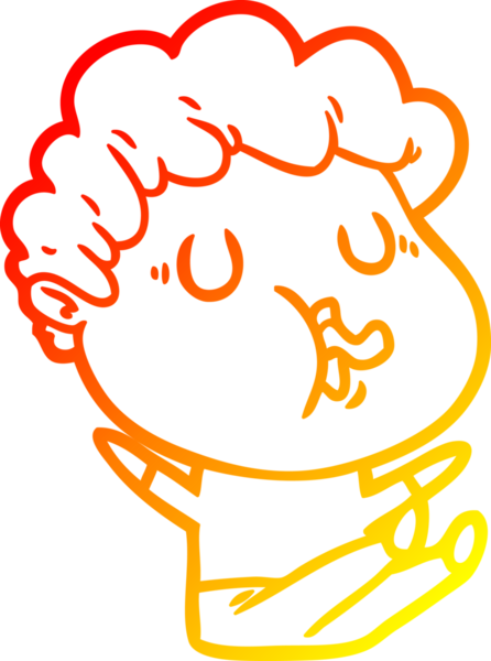 Bir insan tarafından çizilmiş, çizgi film karakteri.