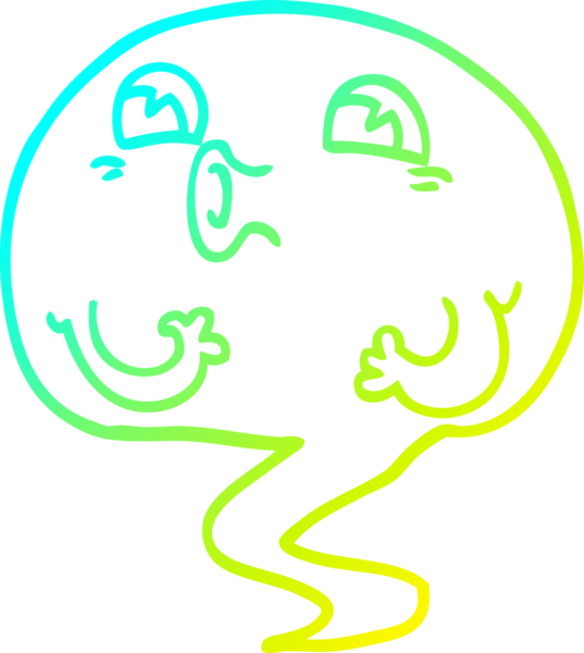 Bir insan tarafından çizilmiş bir karikatür çizimi.