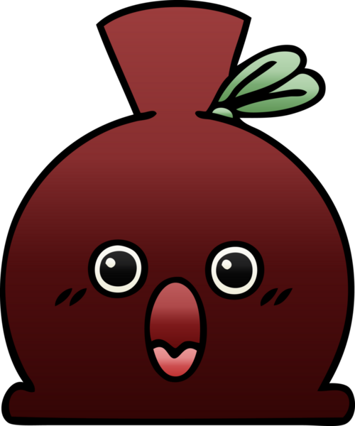 Bir insan tarafından çizilmiş bir çuvalın gölgeli çizgi filmi.