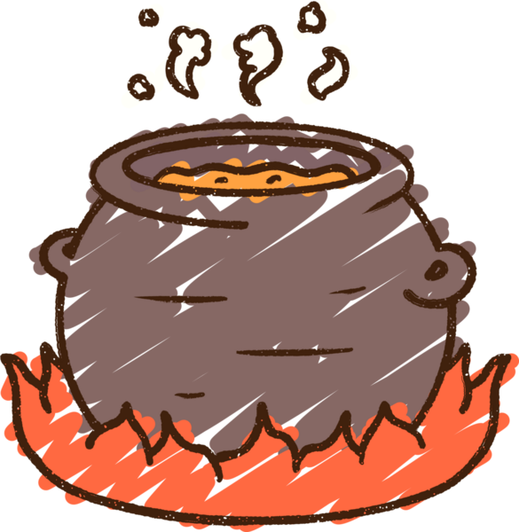 Bir insan tarafından çizilen köpüren Kazan Tebeşiri