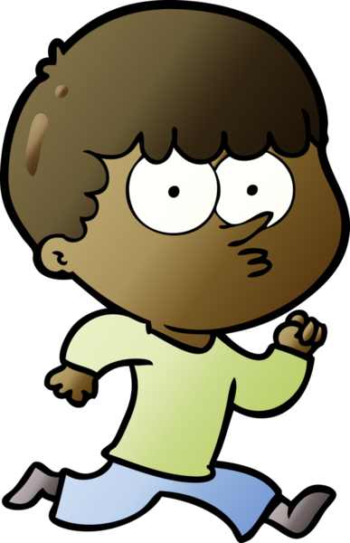 Çizgi film meraklısı çocuk bir insan tarafından çizilmiş.