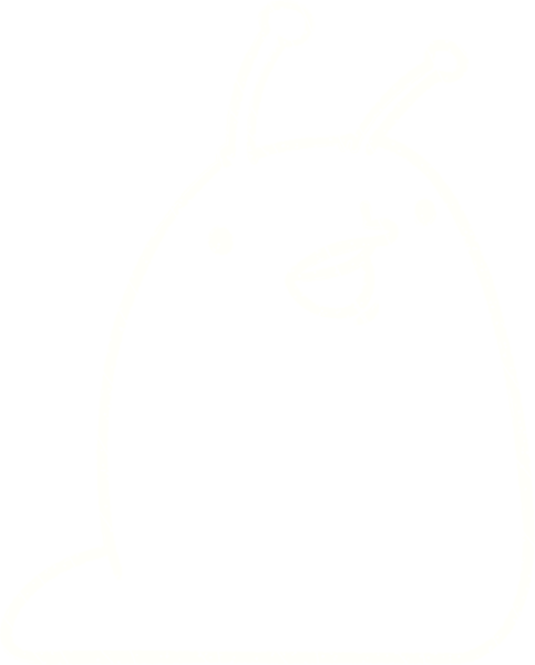 Bir insan tarafından çizilen Sümüklüböcek Tebeşiri